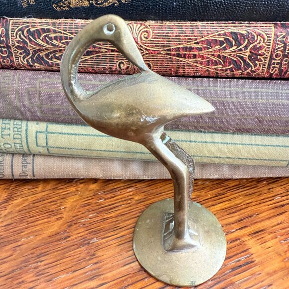 ❌SOLD❌MCM Brass Stork - Picture 2 of 5